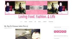 Desktop Screenshot of lovingfoodfashionlife.com